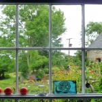 View from kitchen window Snail Trail B&B